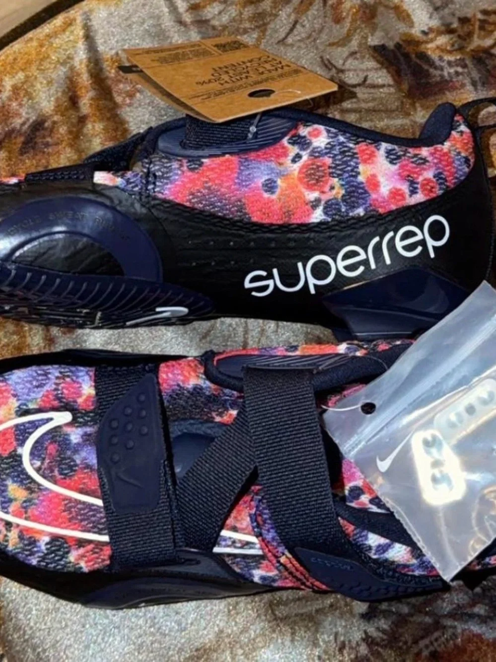 Nike SuperRep Women's Training Shoe - Pink/Black/Blue Floral